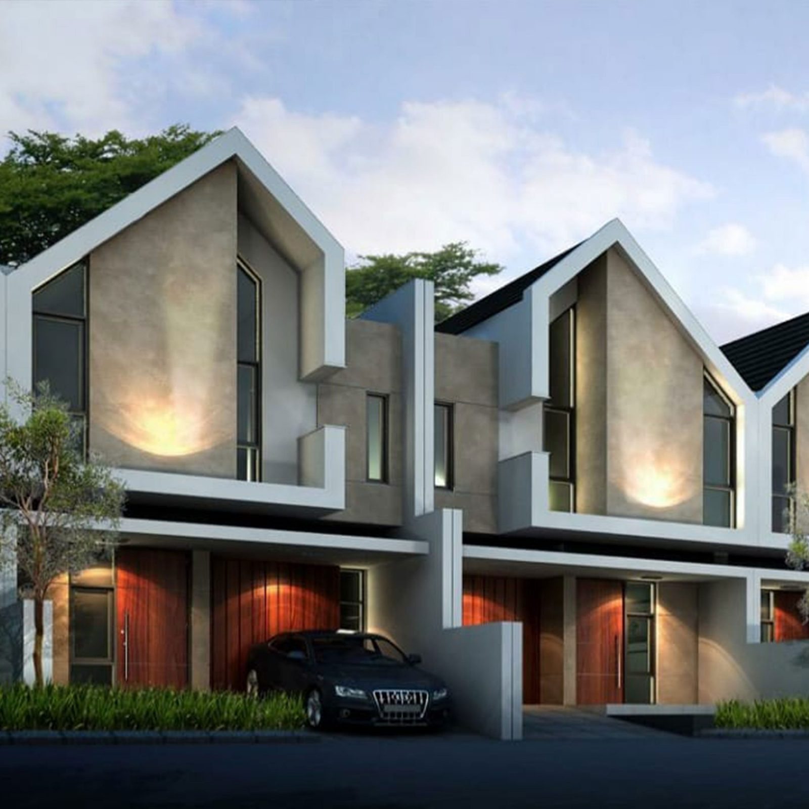 Rumah dua lantai dengan fasilitas mewah di Cendana Residence Syariah