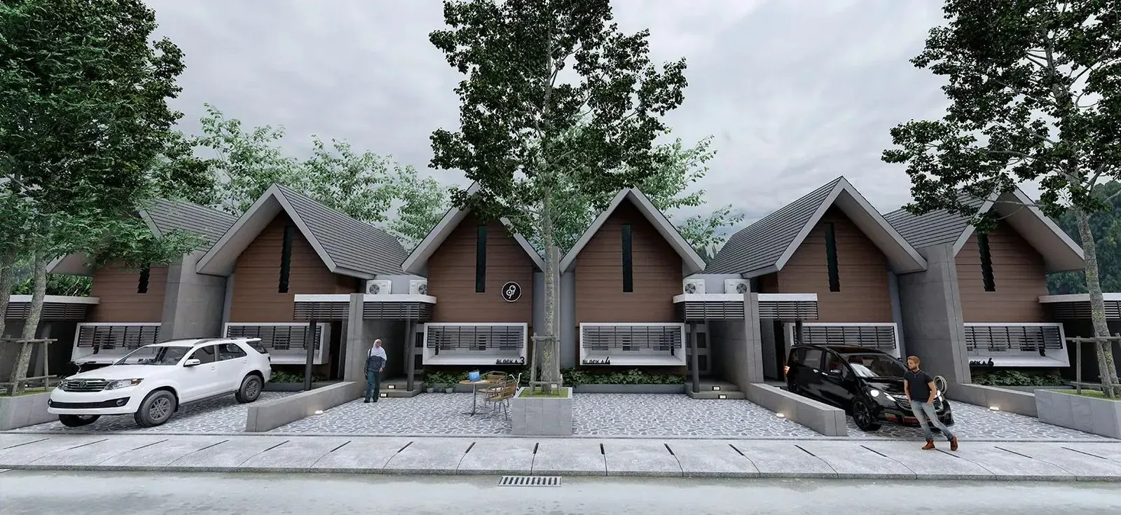 Tampilan hunian Andalusia Residence
