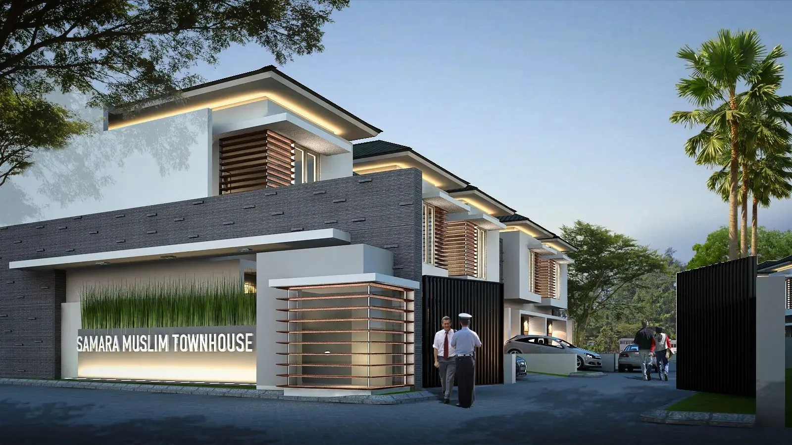 Tampilan hunian Samara Muslim Town House