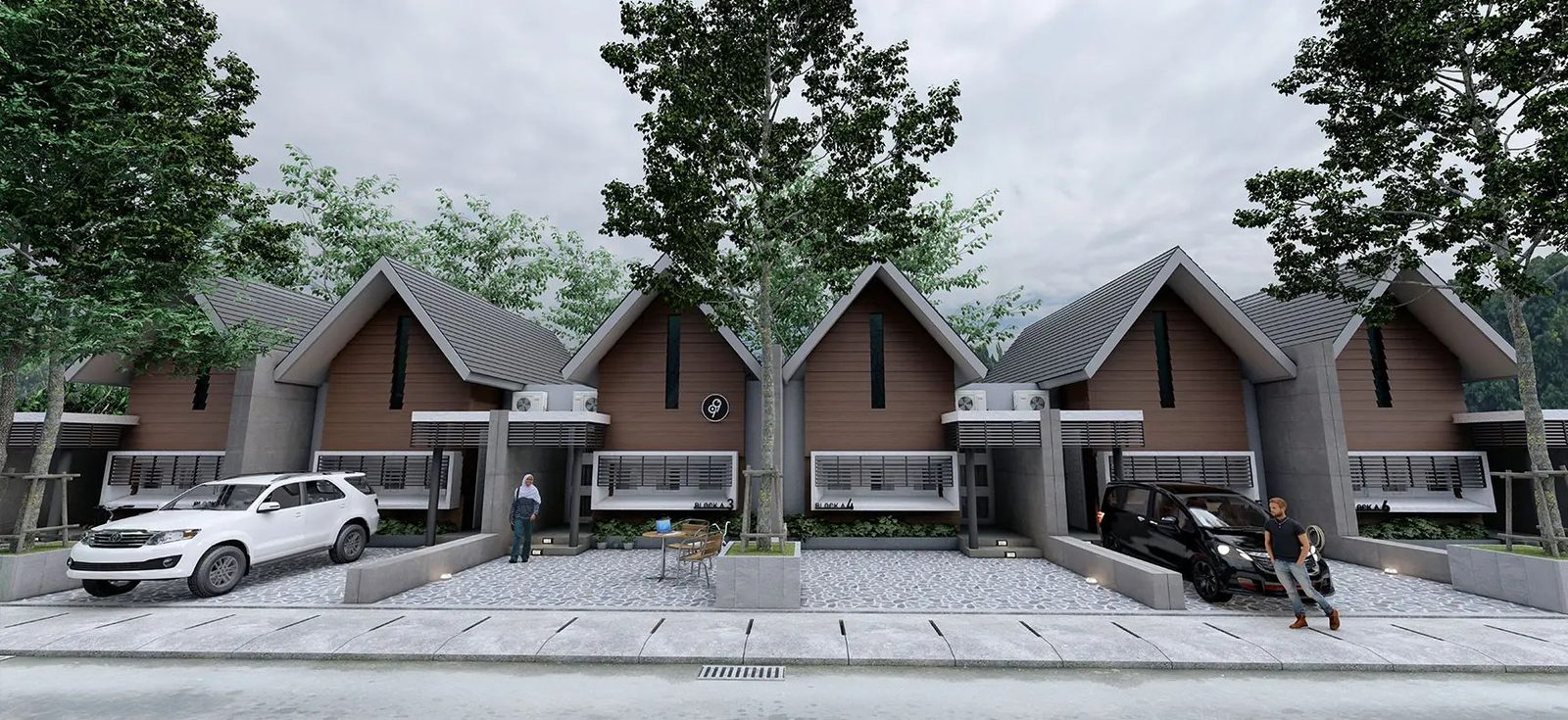 Gerbang masuk Andalusia Residence Syariah, perumahan syariah karya Putra Medina Properti